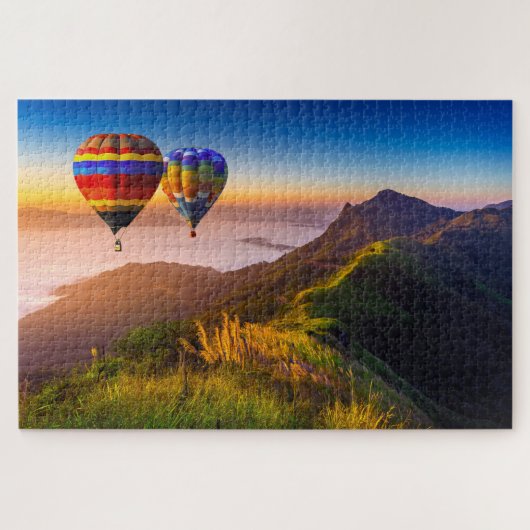Heißluftballons Puzzle (Horizontal)