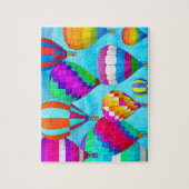 Heißluftballons Puzzle (Vertikal)