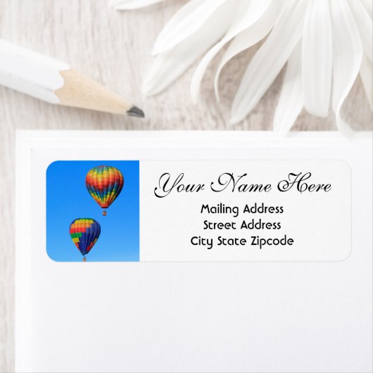 Heißluftballons Rücksendeadresse (Insitu)
