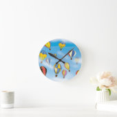 Heißluftballons Runde Wanduhr (Zuhause)