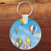Heißluftballons Schlüsselanhänger (Vorderseite)
