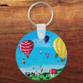 Heißluftballons Schlüsselanhänger (Vorderseite)