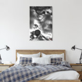 Heißluftballons, schwarz und weiß, feine Kunst Leinwanddruck (Insitu (Schlafzimmer))