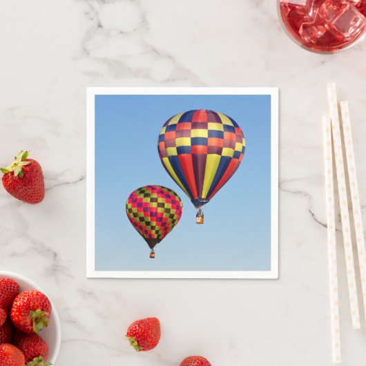 Heißluftballons Serviette (Beispiel)