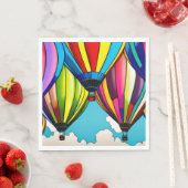 Heißluftballons Serviette (Beispiel)