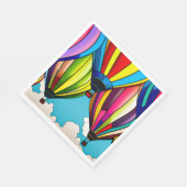 Heißluftballons Serviette (Ecke)