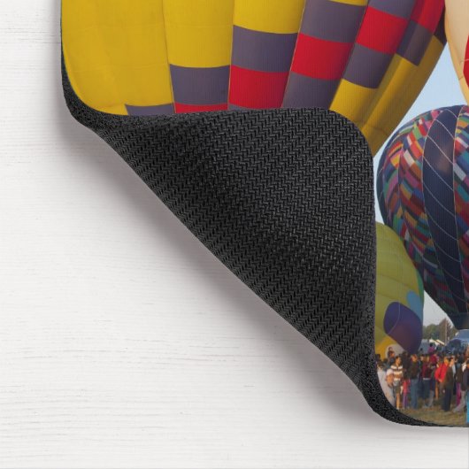 Heißluftballons starten mousepad (Ecke)
