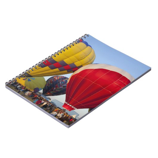 Heißluftballons starten notizblock (Linke Seite)