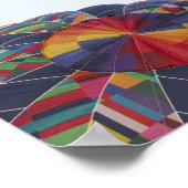 Heißluftballons starten poster (Ecke)