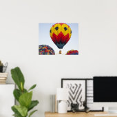 Heißluftballons starten poster (Heimbüro)