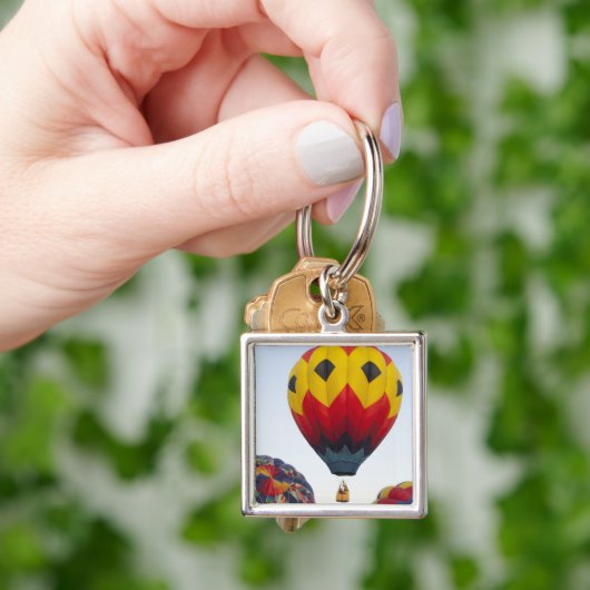 Heißluftballons starten schlüsselanhänger (Hand)
