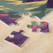 Heißluftballons über Bergen Puzzle (Seite)