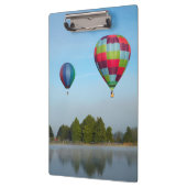 Heißluftballons über dem See, NZ Klemmbrett (Links)