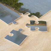 Heißluftballons über dem See, NZ Puzzle (Seite)