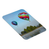 Heißluftballons über einem See, NZ Magnet (Rechte Seite)