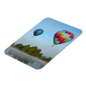 Heißluftballons über einem See, NZ Magnet (Linke Seite)