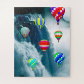 Heißluftballons über Niagara Falls Jigsaw Puzzle (Vertikal)