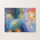 Heißluftballons über Pastellstrahl Puzzle (Horizontal)