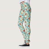 Heißluftballons und Gemusterte Weißwolken Leggings (Links)