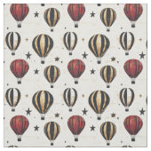 Heißluftballons und Sterne Stoff (Muster)
