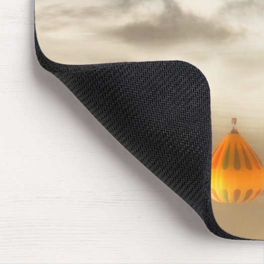 Heißluftballons Wasserreflektion Mousepad (Ecke)