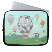 Heißluftballontiere Laptopschutzhülle (Vorderseite)