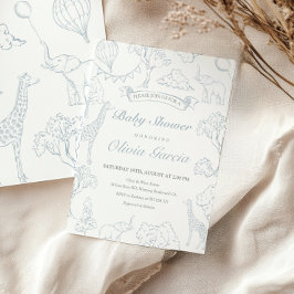 Heißluftballontoilettendusche Einladung