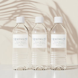 Heißluftballontoilettendusche Wasserflaschenetikett