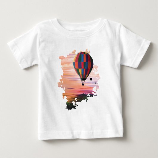 Heißluftfahrt Baby T-shirt (Vorderseite)