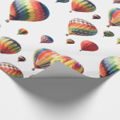 Heißluftim Ballon aufsteigen Packpapier (Ecke)