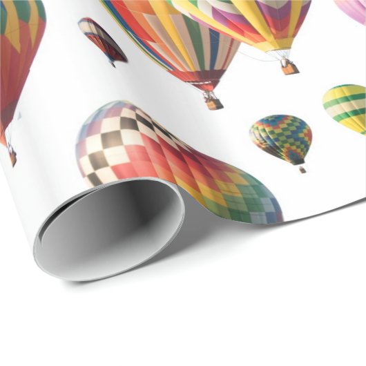 Heißluftim Ballon aufsteigen Packpapier (Rolleneckpunkt)