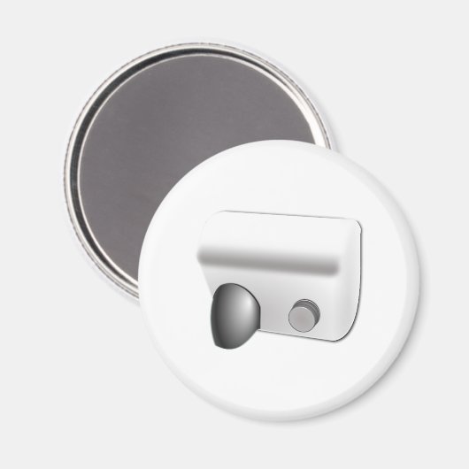 Heißlufttrockner Magnet (Vorderseite/Rückseite)