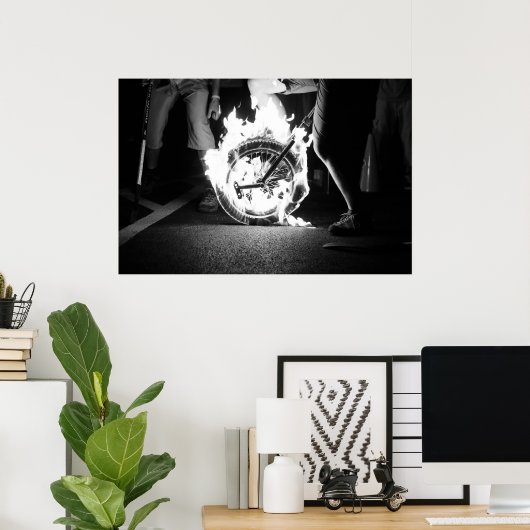 Heißrad-Poster Poster (Heimbüro)