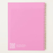Heißrosa Aura Big Year Planer (Rückseite)