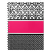 heißrosa Dambe Notizblock (Vorderseite)