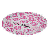 Heißrosa Dambe Schneidebrett (Ecke)