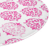 Heißrosa Dambe Schneidebrett (Ecke)