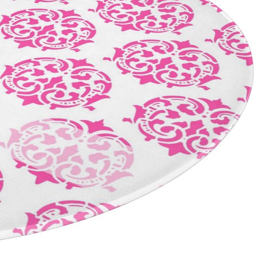 Heißrosa Dambe Schneidebrett (Ecke)