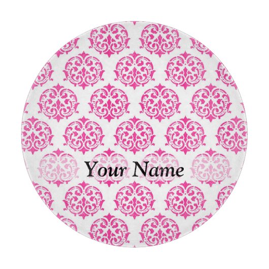 Heißrosa Dambe Schneidebrett (Vorderseite)