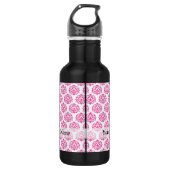 Heißrosa Dambe Trinkflasche (Vorderseite)