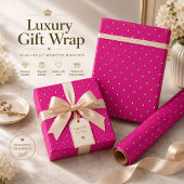 Heißrosa Diamant-Geschenkpapier Geschenkpapier