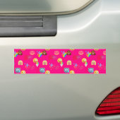 heißrosa Emoji Autoaufkleber (Auf Auto)