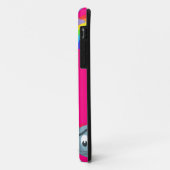 heißrosa Emoji Case-Mate iPhone Hülle (Hinten/Links)