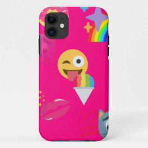 heißrosa Emoji Case-Mate iPhone Hülle