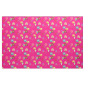 heißrosa Emoji Stoff (Fat Quarter (45,7 x 55,9 cm))