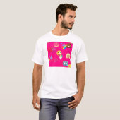 heißrosa Emoji T-Shirt (Vorne ganz)