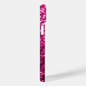 Heißrosa falscher Glitter funkelt Case-Mate iPhone Hülle (Rückseite / Rechts)