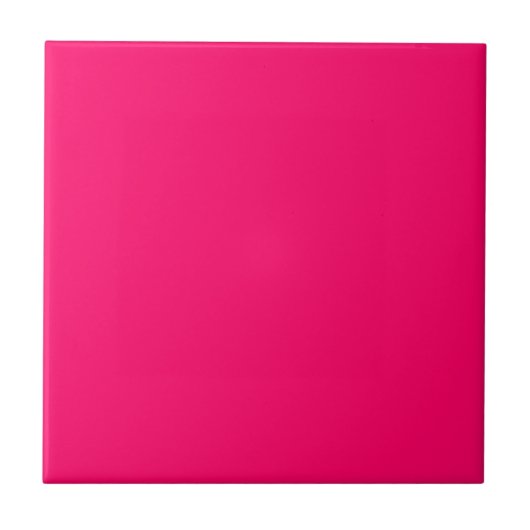 Heißrosa Fliese (Vorderseite)