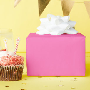 Heißrosa glänzendes Geschenkpapier