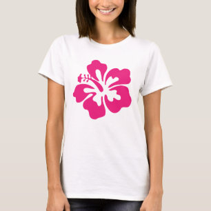 Heißrosa Hibiskus T-Shirt